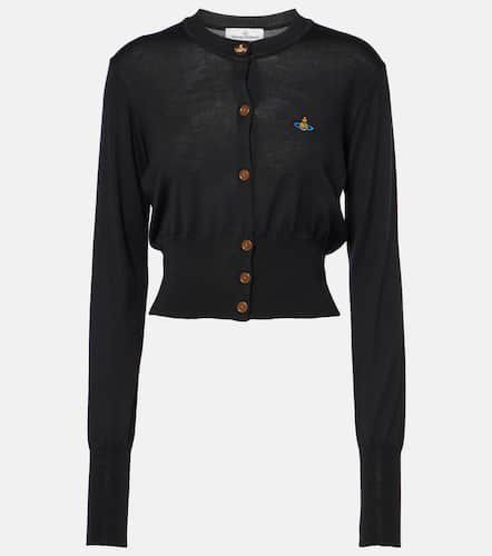 Cardigan cropped Bea in lana e seta - Vivienne Westwood - Modalova