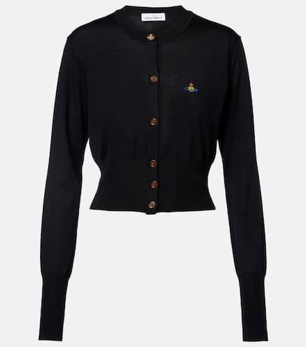Cardigan cropped Bea in lana e seta - Vivienne Westwood - Modalova