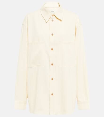 Oversized cotton-blend shirt - Lemaire - Modalova