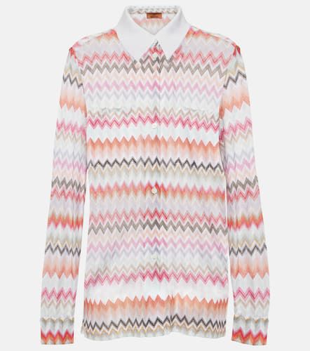 Camisa de algodón en zigzag - Missoni - Modalova