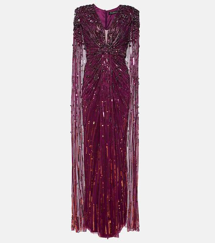 Lotus Lady caped embellished gown - Jenny Packham - Modalova