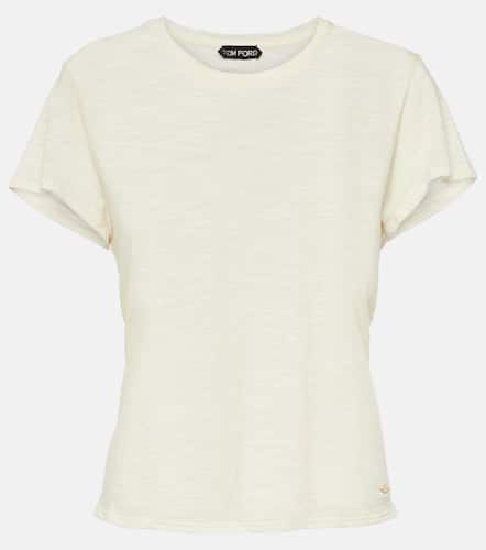 T-Shirt aus Baumwoll-Jersey - Tom Ford - Modalova