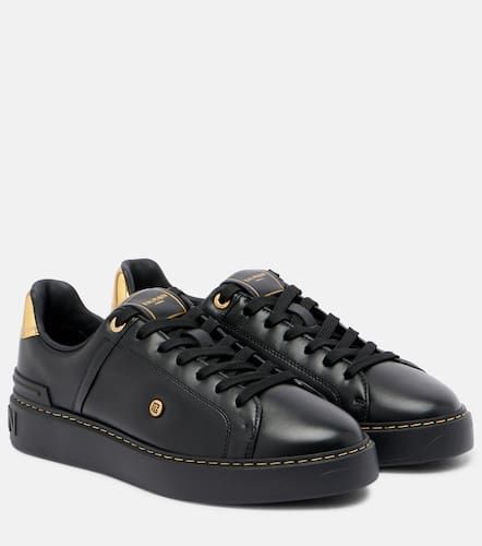 Balmain B-court leather sneakers - Balmain - Modalova