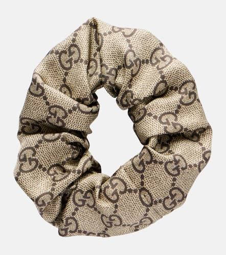 Scrunchie in jacquard di seta GG - Gucci - Modalova