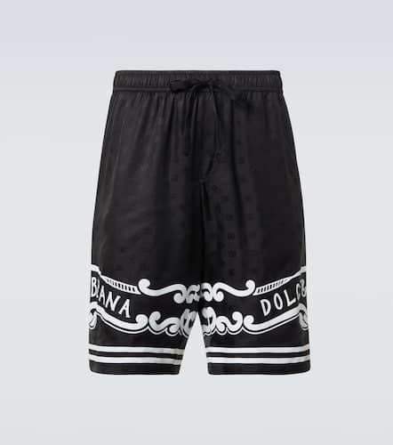 Shorts aus Seiden-Twill - Dolce&Gabbana - Modalova