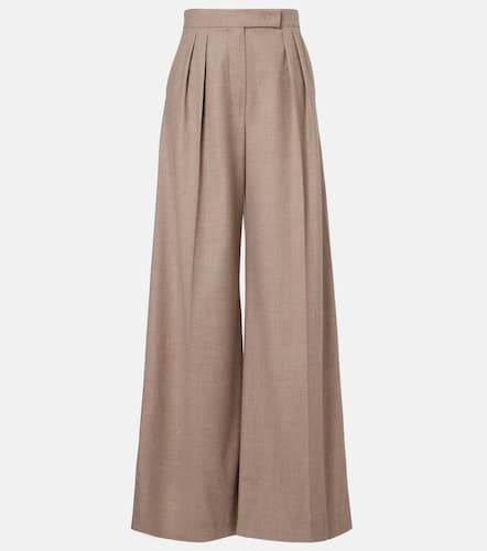 Pantaloni a gamba larga in misto cashmere - Max Mara - Modalova