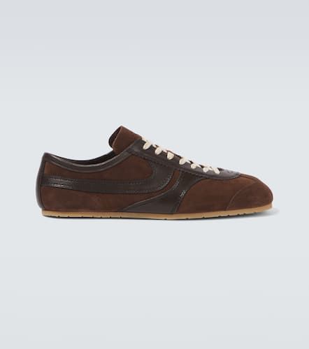 Suede low-top sneakers - Dries Van Noten - Modalova