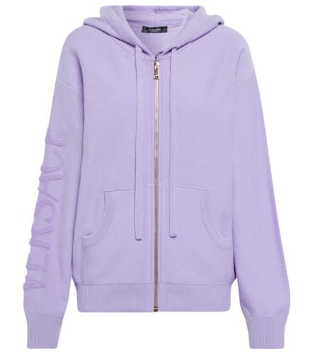 Versace Wool and cashmere hoodie - Versace - Modalova