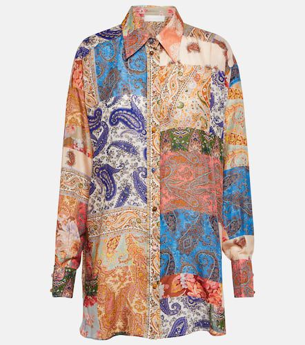 Camisa Devi de seda con patchwork - Zimmermann - Modalova