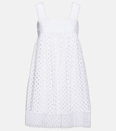 Cotton broderie anglaise minidress - Tory Burch - Modalova