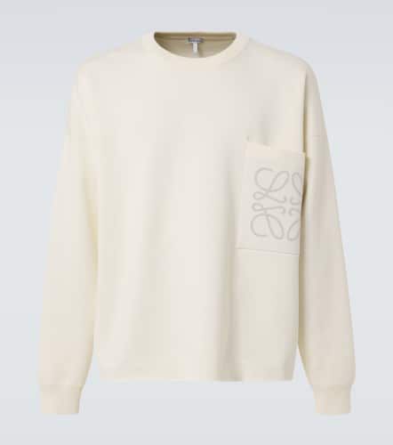 Sudadera de mezcla de algodón con anagrama - Loewe - Modalova