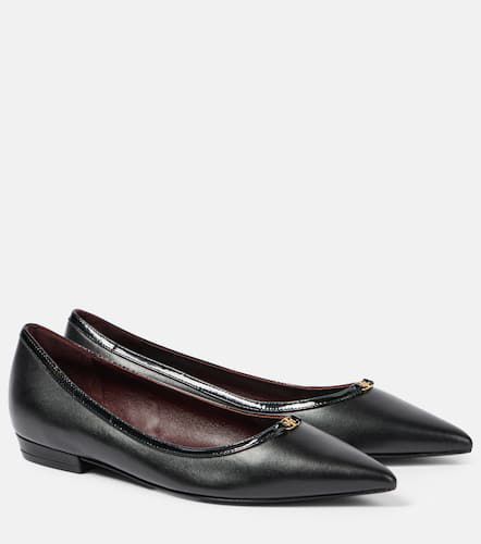 Double T leather ballet flats - Tory Burch - Modalova