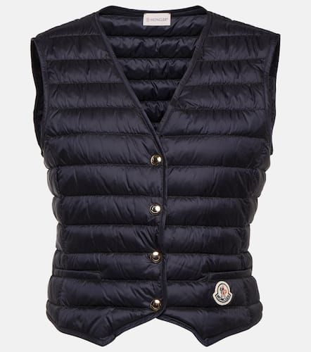 Chaleco de plumas con cuello en V - Moncler - Modalova