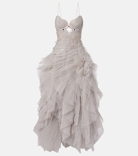 Robe longue Sureya en tulle - Maria Lucia Hohan - Modalova