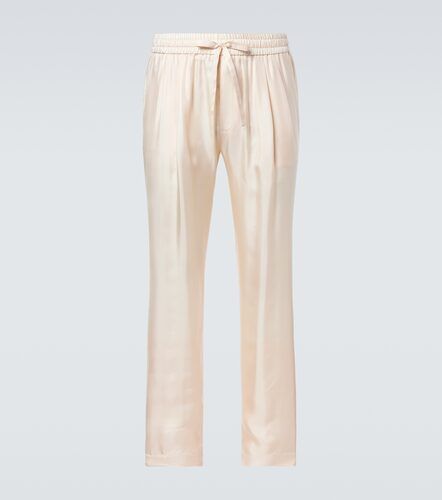 Dolce&Gabbana Silk tapered pants - Dolce&Gabbana - Modalova