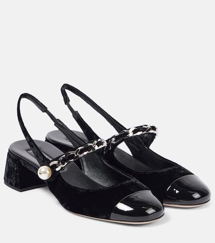 Miu Miu Pumps 35 con velluto - Miu Miu - Modalova