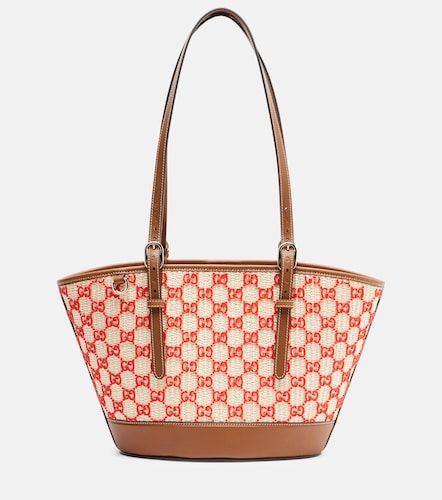 Bolso Small de efecto rafia con GG - Gucci - Modalova