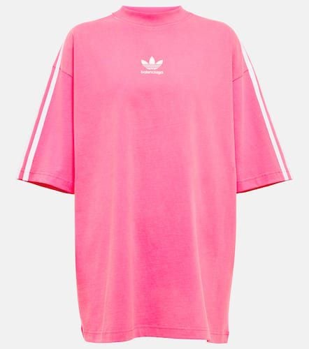 X Adidas Logo cotton T-shirt - Balenciaga - Modalova