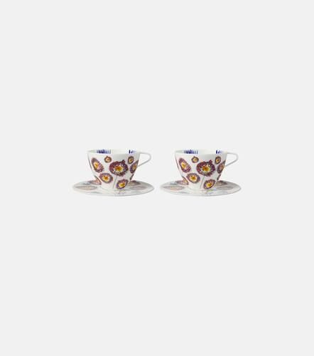 X Marni - Set di 2 tazze da cappuccino con piattino Anemone Milk - Serax - Modalova