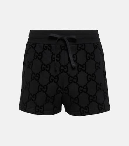 Shorts de forro polar de algodón con GG - Gucci - Modalova