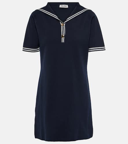 Miu Miu Cotton-blend minidress - Miu Miu - Modalova