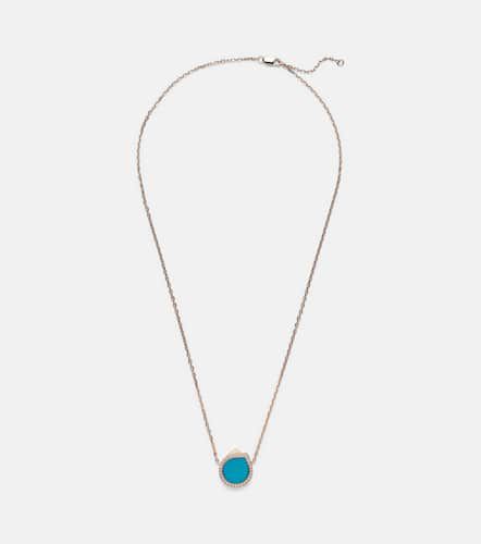 Antifer 18kt rose pendant necklace with turquoise and diamonds - Repossi - Modalova