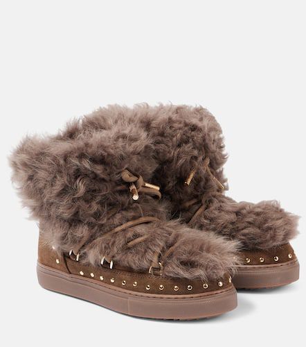 Shearling and suede ankle boots - Inuikii - Modalova