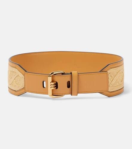 Etro Leather-trimmed canvas belt - Etro - Modalova