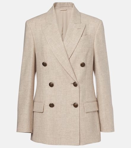 Wool and cashmere blazer - Brunello Cucinelli - Modalova