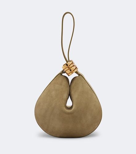 Zambia Ring Small suede top-handle bag - Amanu - Modalova