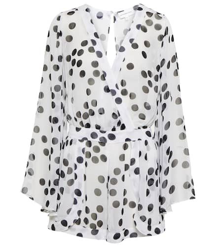 Emma polka-dot chiffon playsuit - Alexandra Miro - Modalova