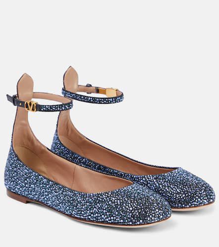 VLogo Signature embellished ballet flats - Valentino Garavani - Modalova