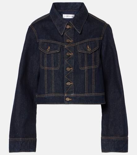 Cropped denim jacket - Victoria Beckham - Modalova