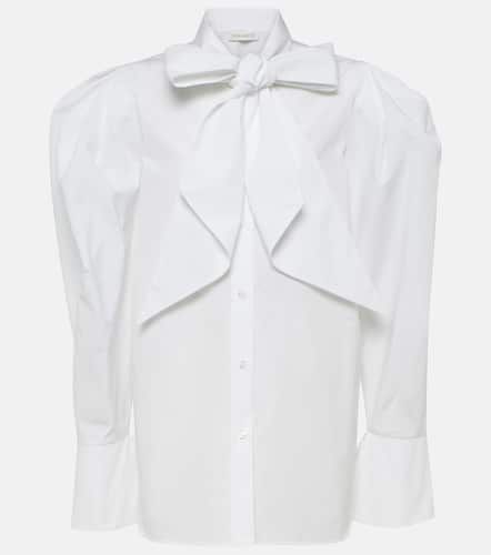 Tie-neck cotton poplin blouse - Nina Ricci - Modalova