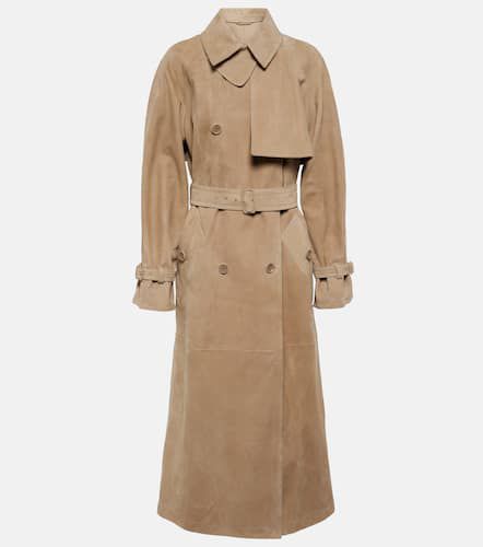 Trench oversize Quinto in suede - Max Mara - Modalova