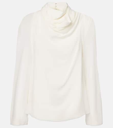 Cara draped high-neck silk top - Altuzarra - Modalova