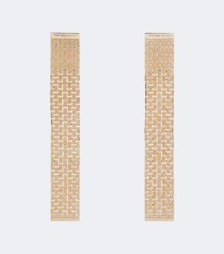 Tom Ford Aion brass earrings - Tom Ford - Modalova