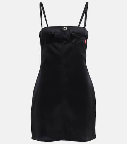 Bustier top satin crÃªpe minidress - Coperni - Modalova