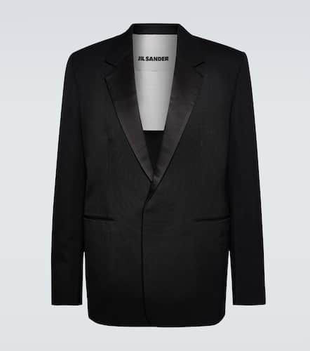 Blazer de lana con satén - Jil Sander - Modalova