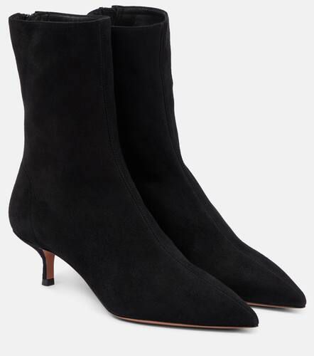 Ankle Boots Montmartre 50 aus Veloursleder - Aquazzura - Modalova