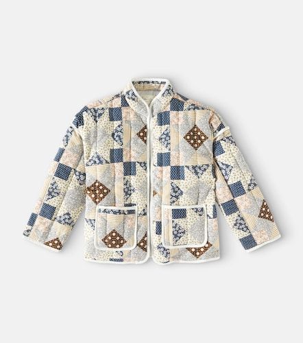 Quilted patchwork linen-blend jacket - Rylee + Cru - Modalova