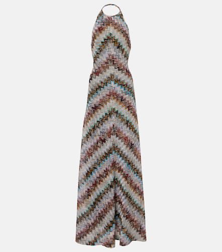 Vestido de fiesta metalizado en zigzag - Missoni - Modalova