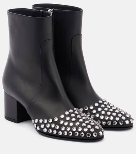 Alaïa Ankle Boots 60 aus Leder mit Kristallen - Alaia - Modalova