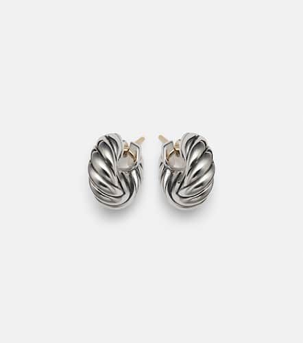 Sculpted Cable sterling hoop earrings - David Yurman - Modalova