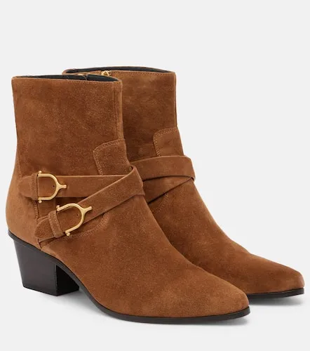 Ashby 50 suede ankle boots - Veronica Beard - Modalova