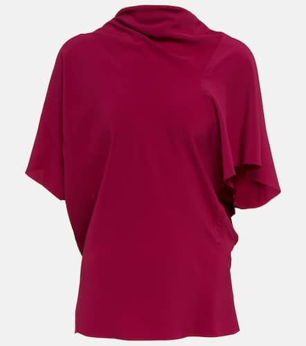 Asymmetrical silk-blend top - Rick Owens - Modalova