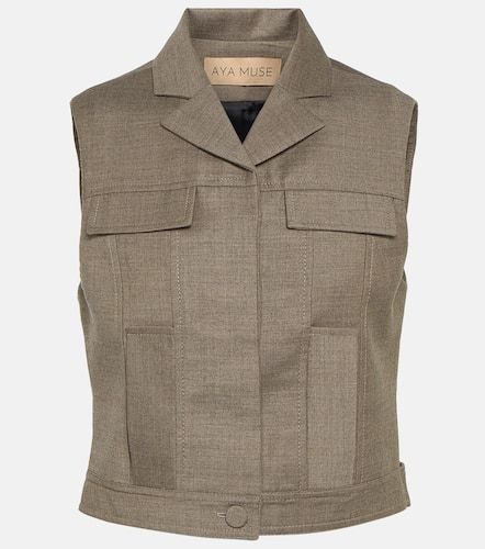 Aya Muse Top raccourci Mia en laine - Aya Muse - Modalova