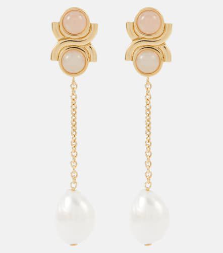 Chloé Embellished faux pearl drop earrings - Chloe - Modalova