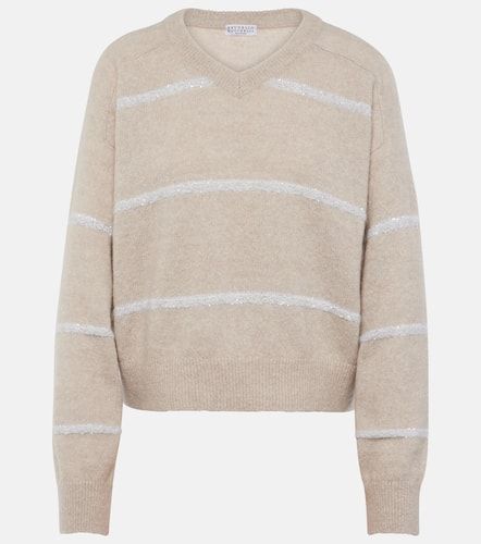 Jersey de mezcla de alpaca y algodón - Brunello Cucinelli - Modalova