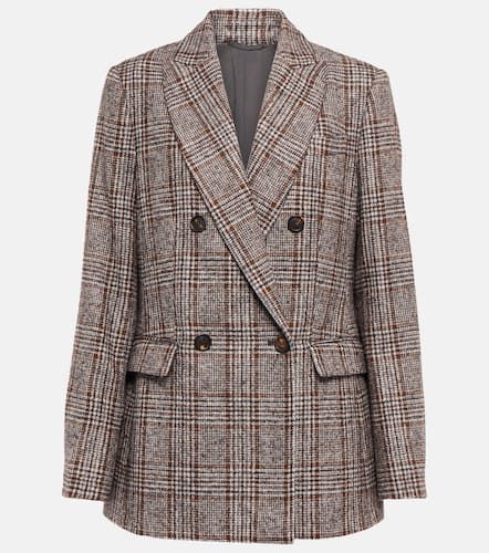 Blazer cruzado en mezcla de lana - Brunello Cucinelli - Modalova